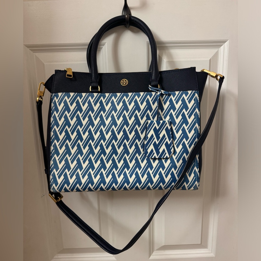 Tory Burch Robinson Double Zip Tote.